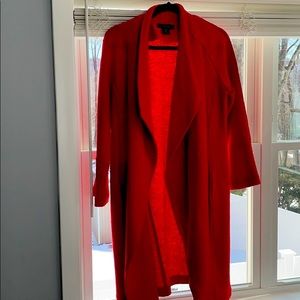 Tahari long jacket trench . Wore this twice